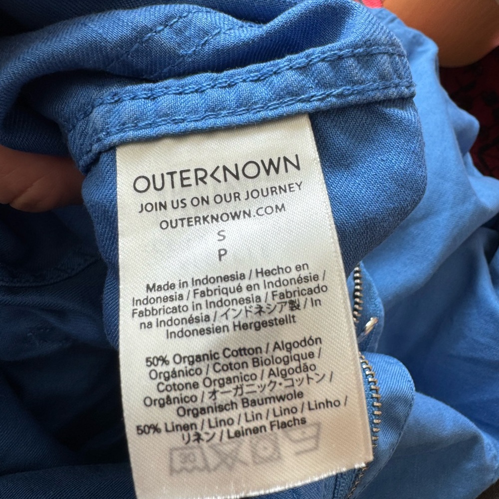 Outerknown Blue Jumpsuit - Picture 3 of 4